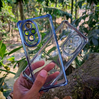 Honor200 Transparent airbag anti-fall silicone soft Cover with camera lens_img_2