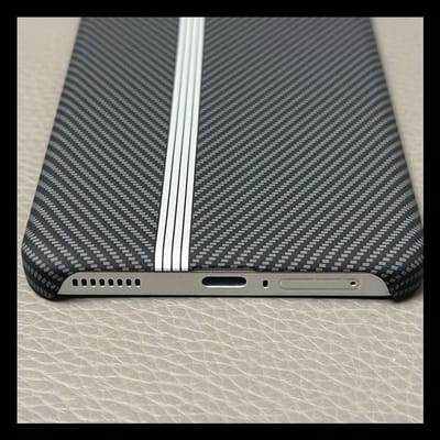 Premium carbon fiber track case for IQOO12_img_2