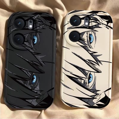 IQOO Neo9 all-inclusive soft silicone anti-fall protective cover gojo satoru eyes_img_1