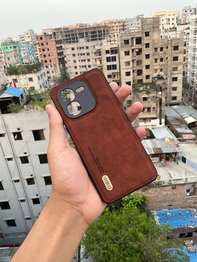 IQOO Z9x antique leather case frosted protective cover_img_1