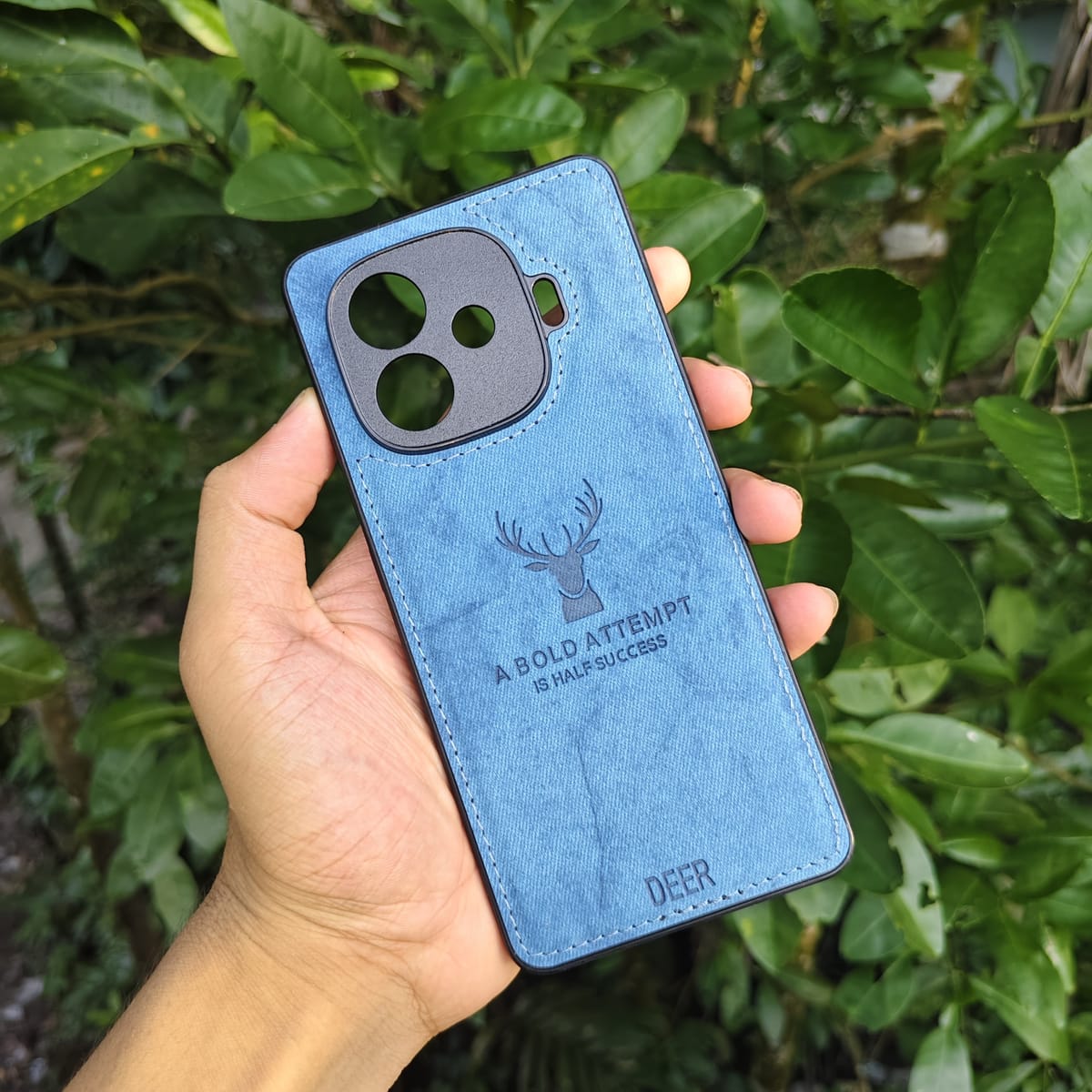 IQOOZ9Turbo mobile phone case protective case trendy silicone full-cover edge anti-drop and sweat-proof fingerprint cloth pattern case