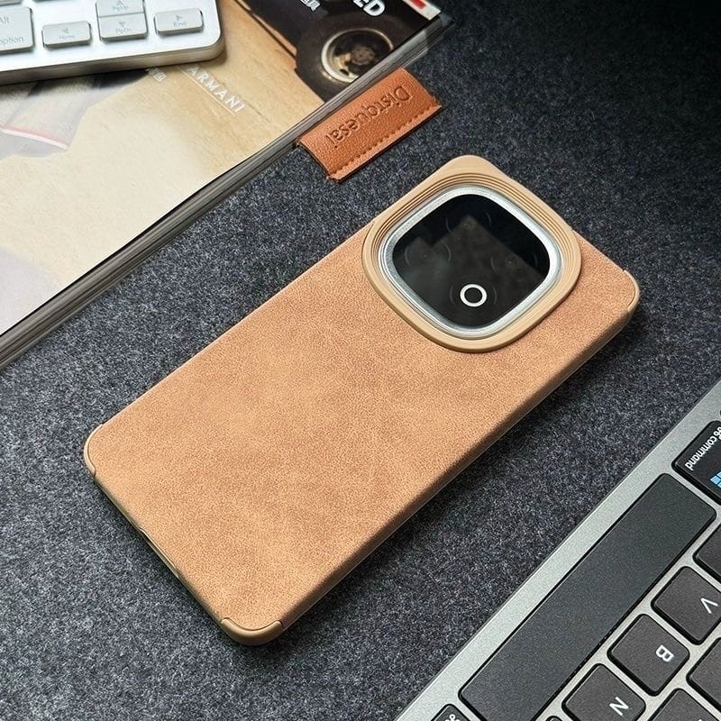 IQOO13 leather shell large hole side soft cover
