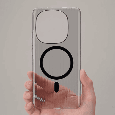 iQOO z10 turbo/pro/plus Magnetic Corrugated Frosted Semi-Transparent UltraThin, fingerprint-resistant, drop-proof hard cover_img_1