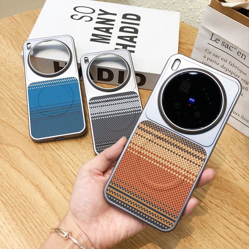 Vivo X300/300Pro Official flagship magnetic Kevlar textured stylish high-end full coverage drop protection Cover