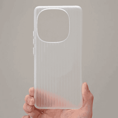 iQOO 13 Corrugated Frosted Semi-Transparent UltraThin, fingerprint-resistant, drop-proof hard cover_img_1