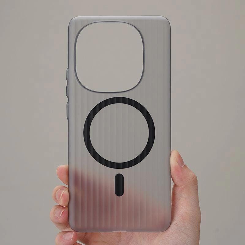 iQOO 13 Magnetic Corrugated Frosted Semi-Transparent UltraThin, fingerprint-resistant, drop-proof hard cover