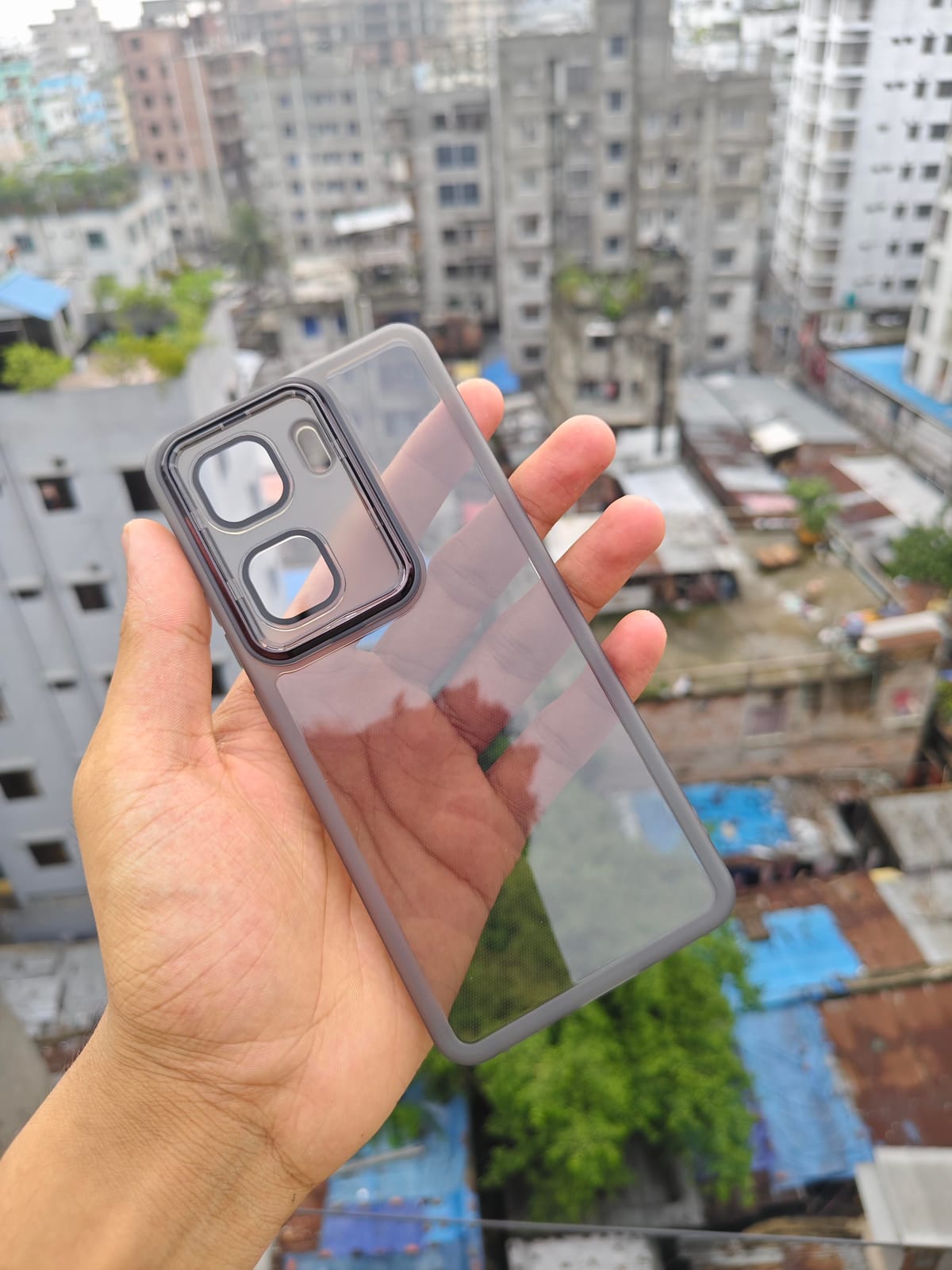 IQOO Neo10 premium transparent soft case with lens