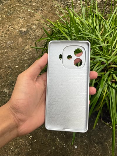 IQOO Z9Turbo Honeycomb cube metal paint glass case_img_3