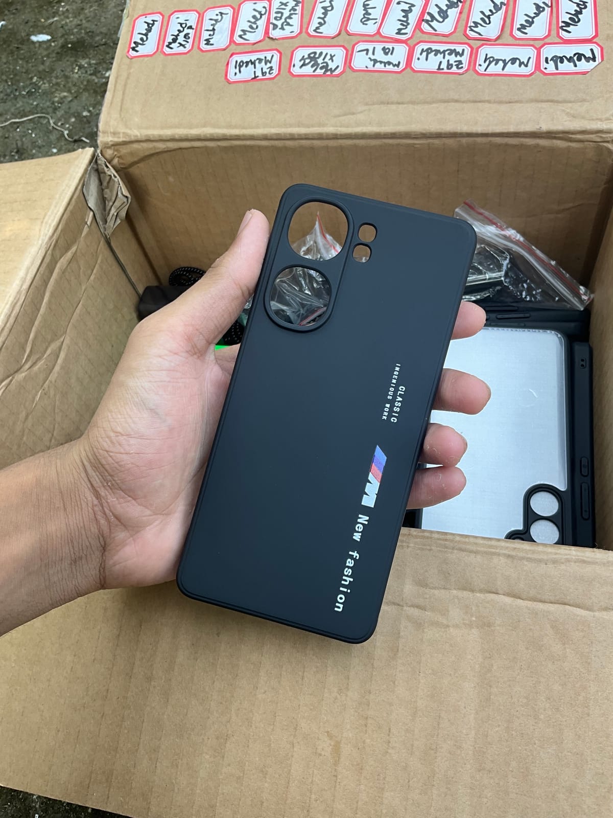 IQOO Neo9 BMW design soft silicon case