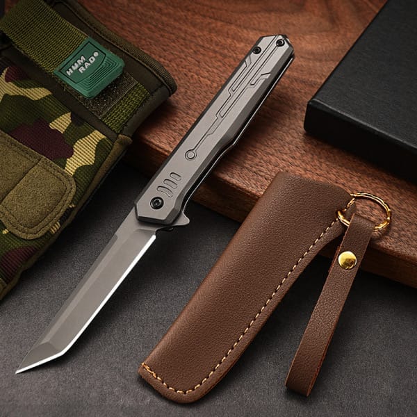stainless steel self-defense knife outdoor folding knife high hardness quick-open camping folding knife m390 portable tactical knife
