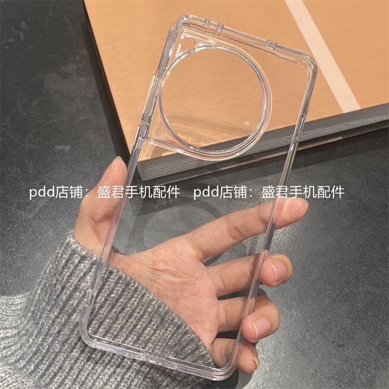 Oneplus 12R anti-yellow premium transparent cover