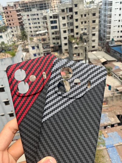 iQOO Z9Turbo mobile phone case Kevlar carbon fiber pattern new ultra-thin hard shell high-end protective cover_img_1
