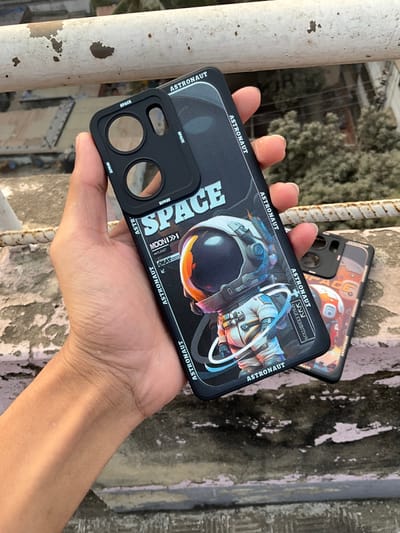 For IQOO Neo9 starry sky astronaut painted soft silicone case_img_0