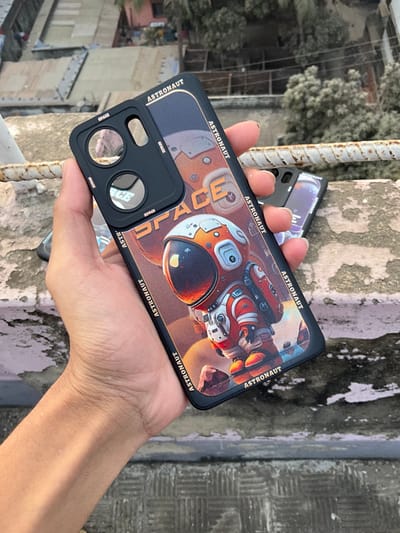For IQOO Neo9 starry sky astronaut painted soft silicone case_img_1