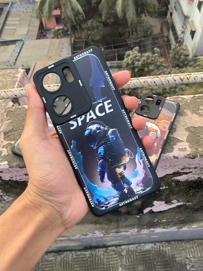 For IQOO Neo9 starry sky astronaut painted soft silicone case_img_3