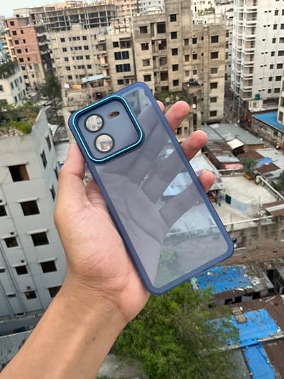 IQOO Z9x electroplating lens glass film transparent mobile phone case_img_6