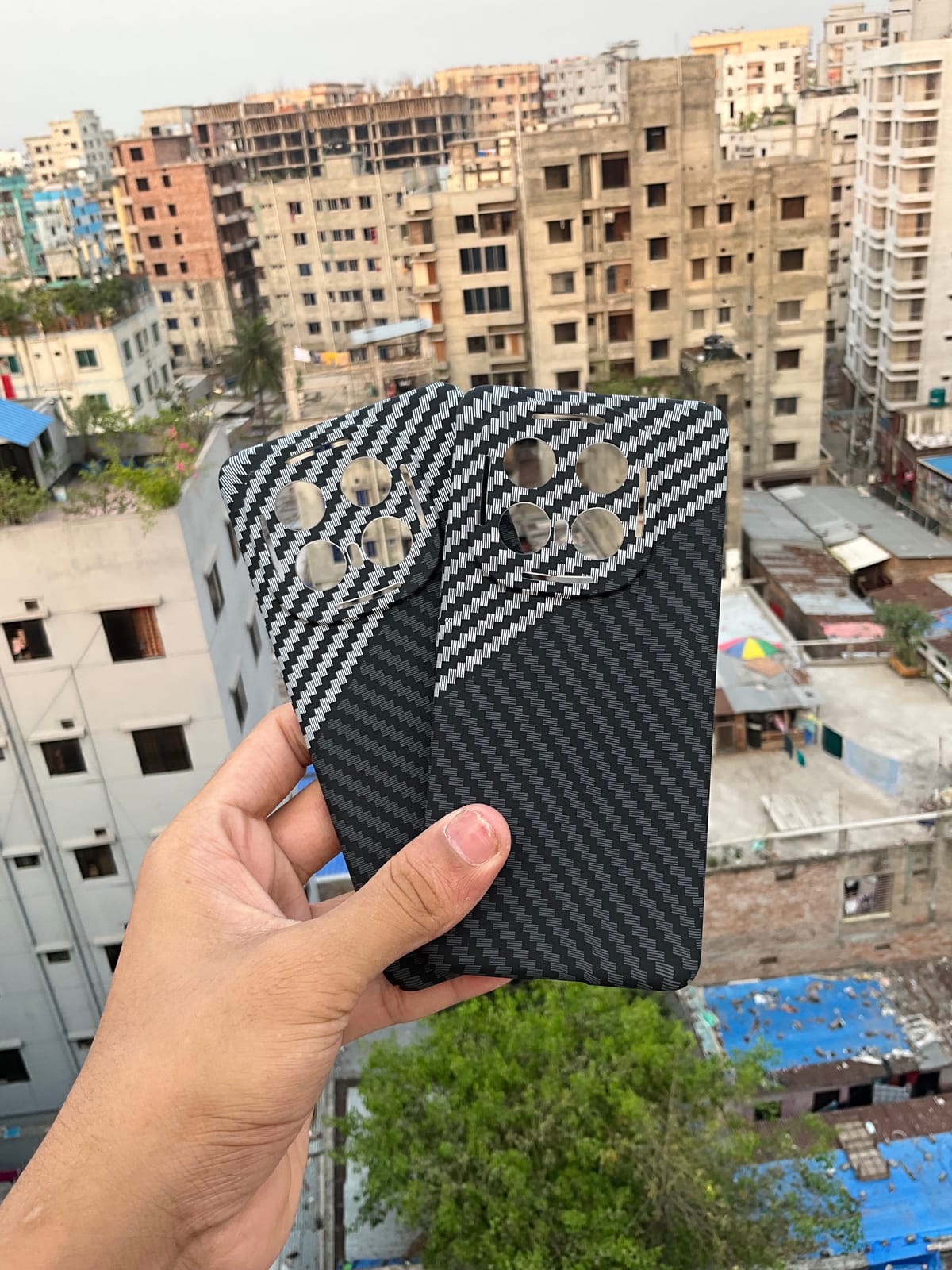 IQOO13 skin-feel carbon fiber pattern Protective cover