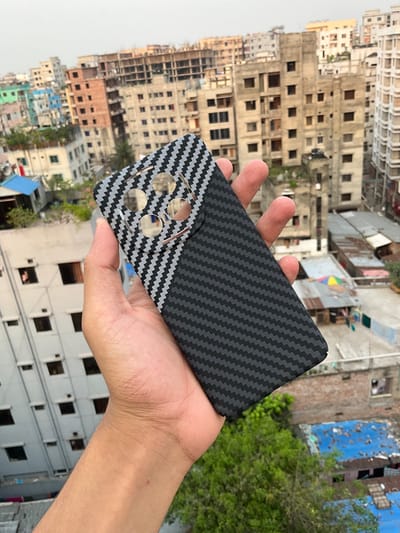 IQOO13 skin-feel carbon fiber pattern Protective cover_img_1