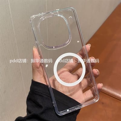 Suitable for vivoiQOO12 mobile phone case v2307a airbag anti-fall shell new magnetic protective cover_img_2