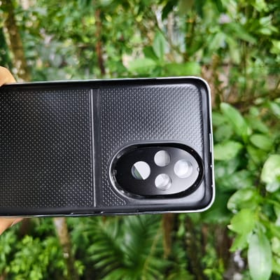 Honor 200 Dragon Pattern Electroplated Leather cover Attached Camera Protector_img_4