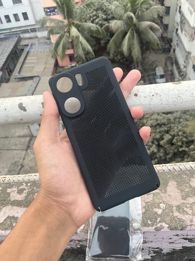 Heat dissipation and breathable suitable for IQOO Neo9 mobile phone case new game honeycomb mesh hard shell protective cover_img_1