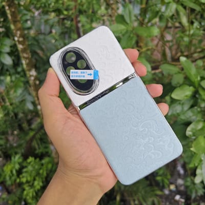 Honor 200 Dragon Pattern Electroplated Leather cover Attached Camera Protector_img_1