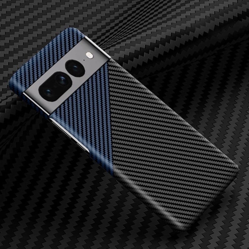 Google Pixel8Pro mobile phone case color matching magnetic carbon fiber pattern all-inclusive PC protective cover