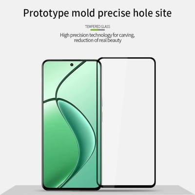 iQOO Z9x 9H 2.5D Full Screen Tempered Glass Film(Black)_img_1