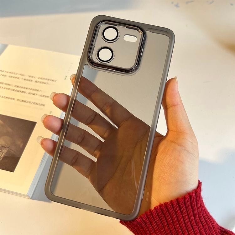 IQOO Z9x electroplating lens glass film transparent mobile phone case
