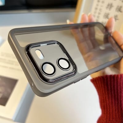 IQOO Z9x electroplating lens glass film transparent mobile phone case_img_3