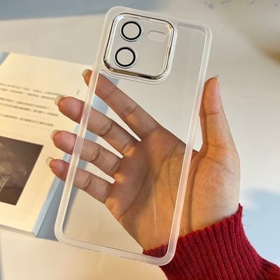 IQOO Z9x electroplating lens glass film transparent mobile phone case_img_5