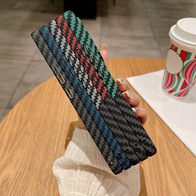 IQOO13 skin-feel carbon fiber pattern Protective cover_img_3