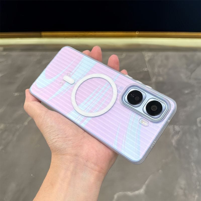iQOO Neo11 Magnetic Corrugated Frosted Semi-Transparent UltraThin, fingerprint-resistant, drop-proof hard cover