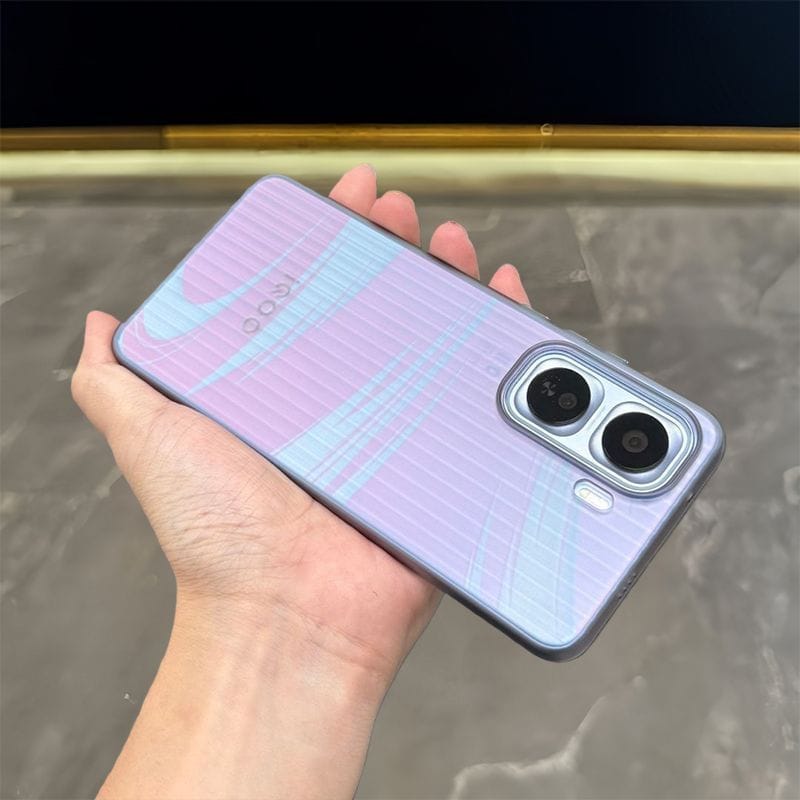iQOO Neo11 Magnetic Corrugated, Frosted Semi-Transparent UltraThin, fingerprint-resistant, drop-proof hard cover