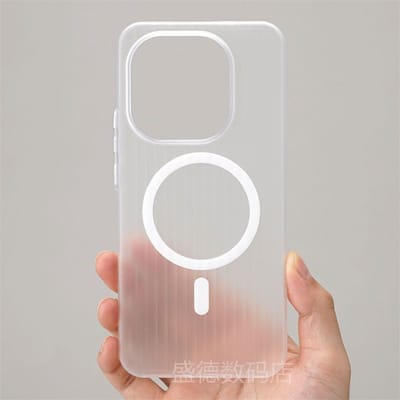 iQOO15 Magnetic Corrugated Frosted Semi-Transparent UltraThin, fingerprint-resistant, drop-proof hard cover_img_3