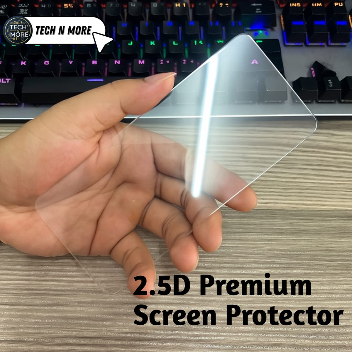 Redmi K80 2.5D Fingerprint unlocking Screen Protector