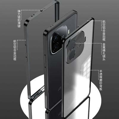 iQOO Z9Turbo Metal body magnetic back cover_img_1
