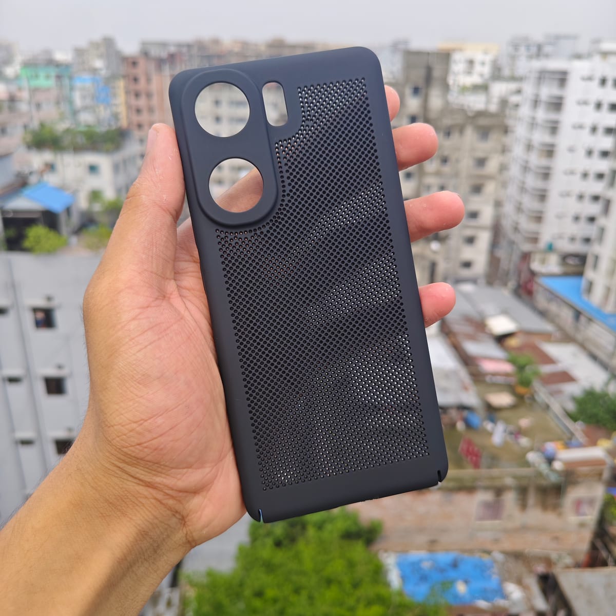 Heat dissipation and breathable suitable for IQOO Neo9 mobile phone case new game honeycomb mesh hard shell protective cover