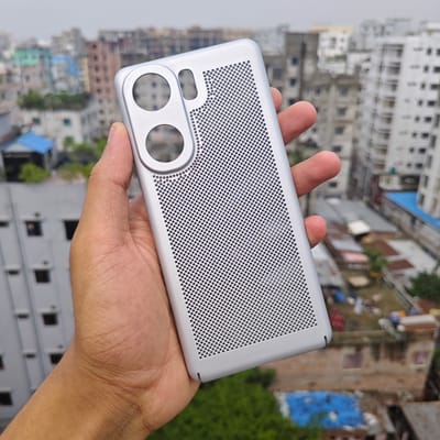Heat dissipation and breathable suitable for IQOO Neo9 mobile phone case new game honeycomb mesh hard shell protective cover_img_4