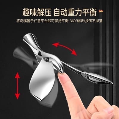 360° Floating Gravity Bird Spinner Desk Toy_img_2