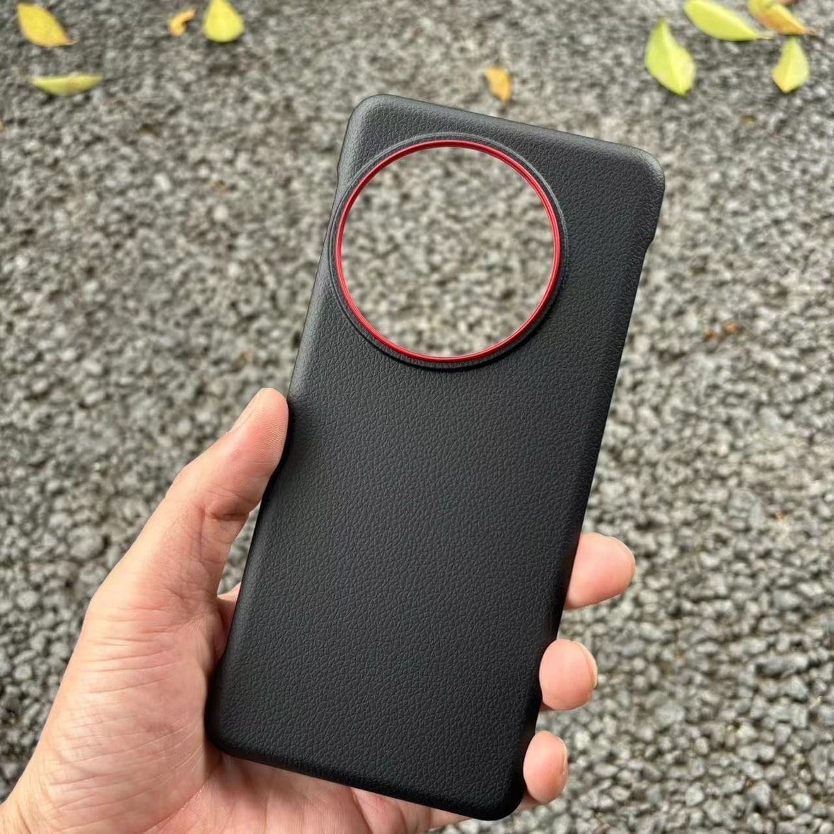 OnePlus 13 Borderless Leather Drop-resistant PC Ultra-thin Hard Case / cover