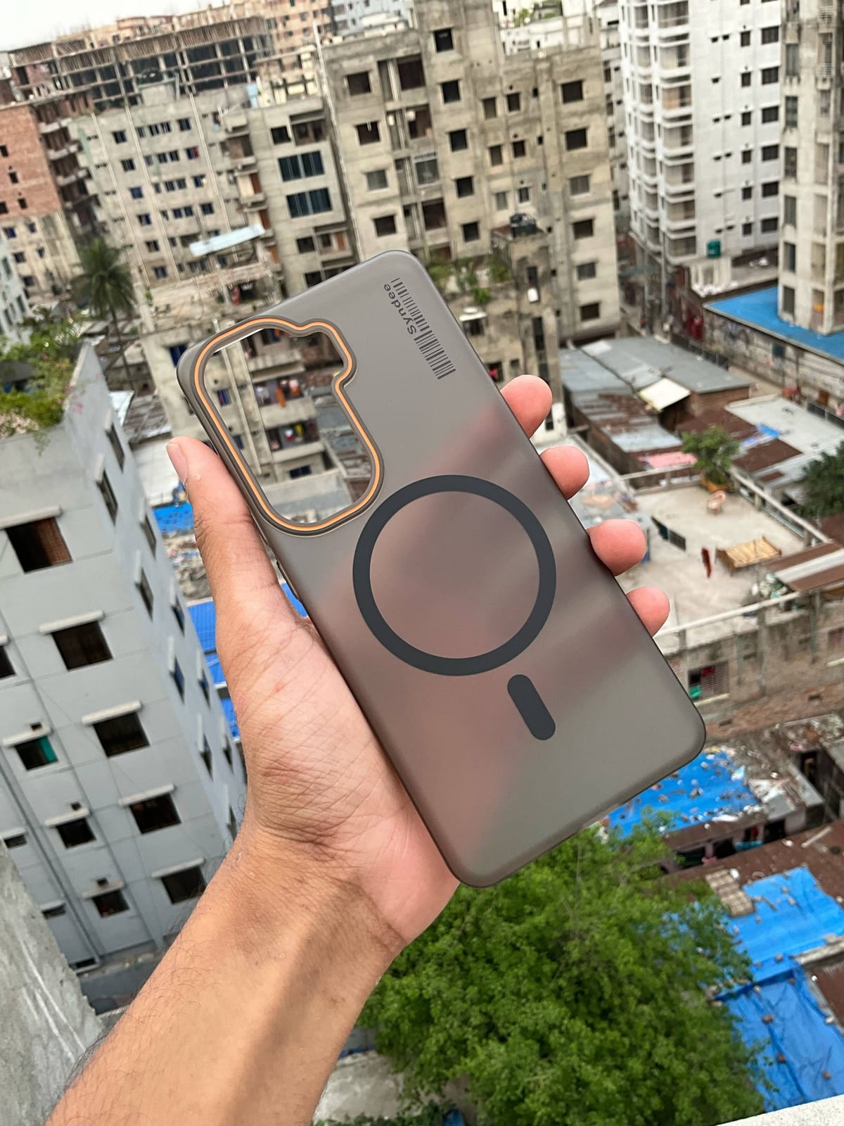 IQOO Neo10/Neo10pro magnetic ring frosted anti-fall semi transparent hard cover