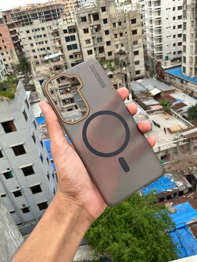 IQOO Neo10/Neo10pro magnetic ring frosted anti-fall semi transparent hard cover_img_4